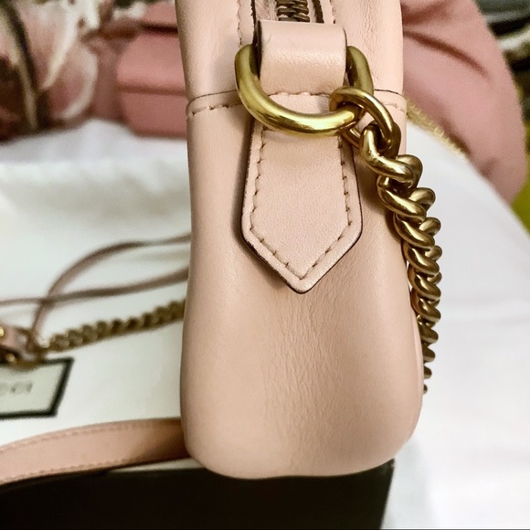 GG Marmont matelassé mini bag _ Pink - Picture 3 of 8